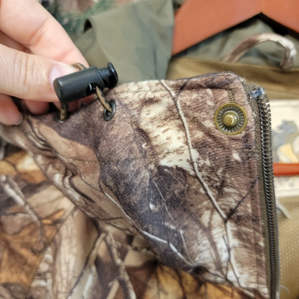 Vintage Herter's Mens‎ Size XL Hunting Realtree Camouflage Hooded Outdoor Jacket